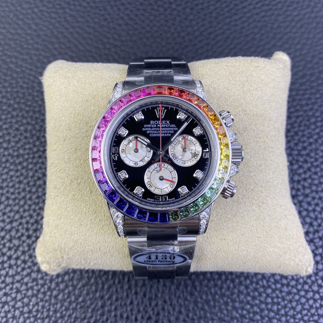  Video analysis clean Factory 4130 Movement  Rolex  Ditongna 熊猫迪m116500ln-0001等 top 一比一高仿手表 / R763