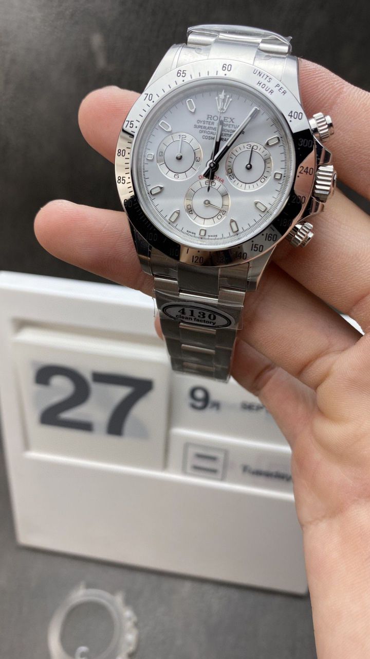 Video analysis clean Factory 4130 Movement  Rolex  Ditongna 熊猫迪m116500ln-0001等 top 一比一高仿手表 / R763
