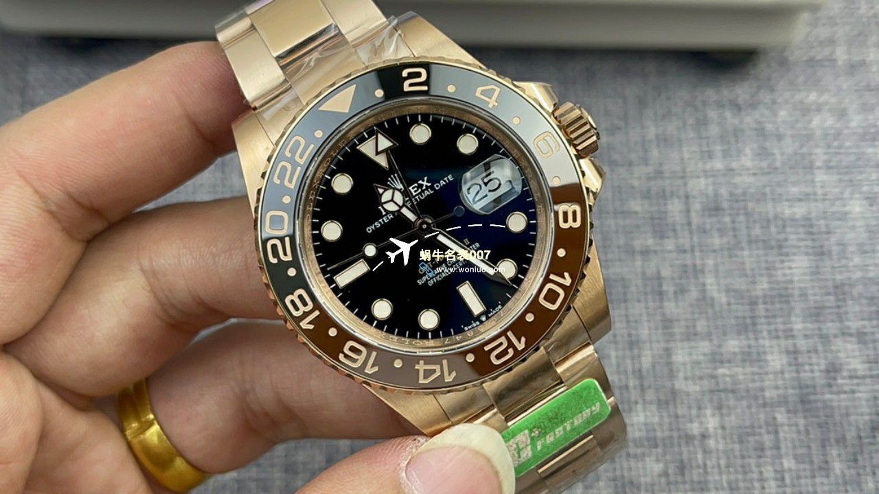 C+ Factory  top 1比1高仿复刻手表 Rolex  GMT MASTER II系列m126715chnr-0001，m126711chnr-0002沙士圈大闸蟹，m126710blro-0001可乐圈，m126719blro-0002（陨石面） / R767