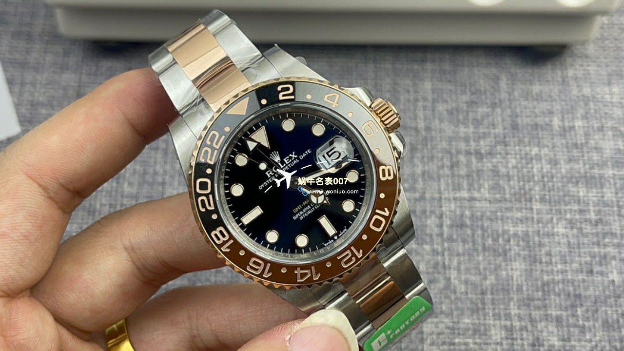 C+ Factory  top 1比1高仿复刻手表 Rolex  GMT MASTER II系列m126715chnr-0001，m126711chnr-0002沙士圈大闸蟹，m126710blro-0001可乐圈，m126719blro-0002（陨石面） / R767