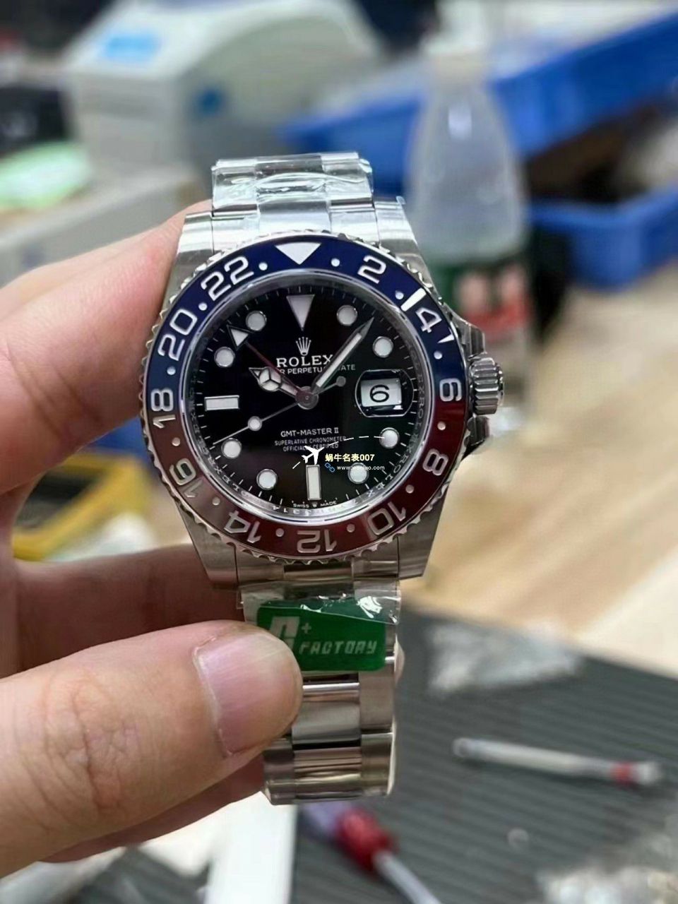 C+ Factory  top 1比1高仿复刻手表 Rolex  GMT MASTER II系列m126715chnr-0001，m126711chnr-0002沙士圈大闸蟹，m126710blro-0001可乐圈，m126719blro-0002（陨石面） / R767