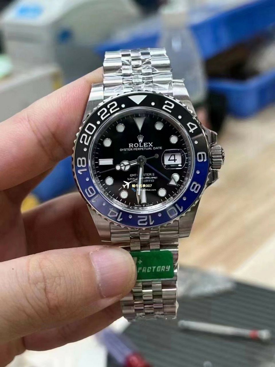 C+ Factory  top 1比1高仿复刻手表 Rolex  GMT MASTER II系列m126715chnr-0001，m126711chnr-0002沙士圈大闸蟹，m126710blro-0001可乐圈，m126719blro-0002（陨石面） / R767