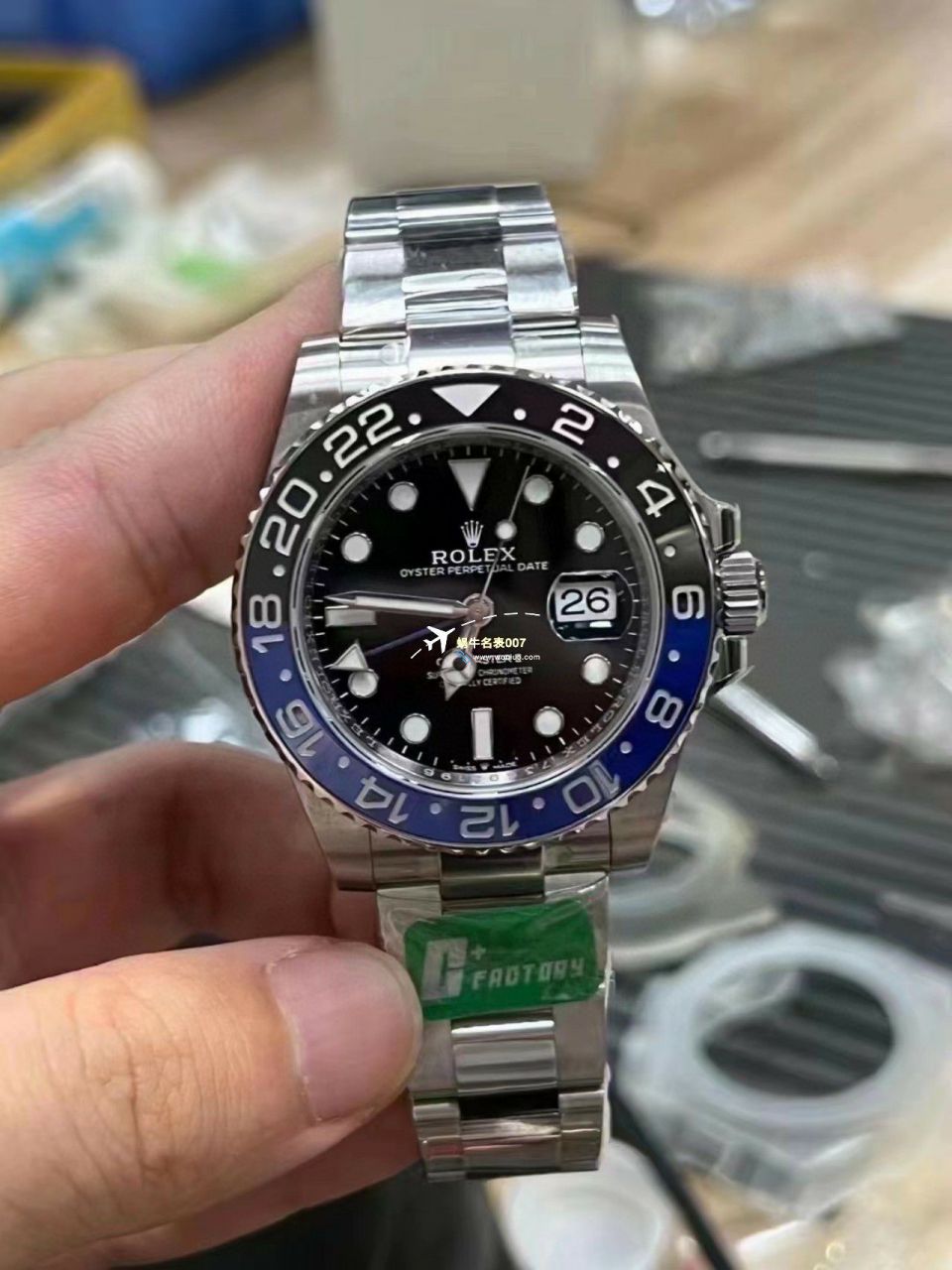 C+ Factory  top 1比1高仿复刻手表 Rolex  GMT MASTER II系列m126715chnr-0001，m126711chnr-0002沙士圈大闸蟹，m126710blro-0001可乐圈，m126719blro-0002（陨石面） / R767