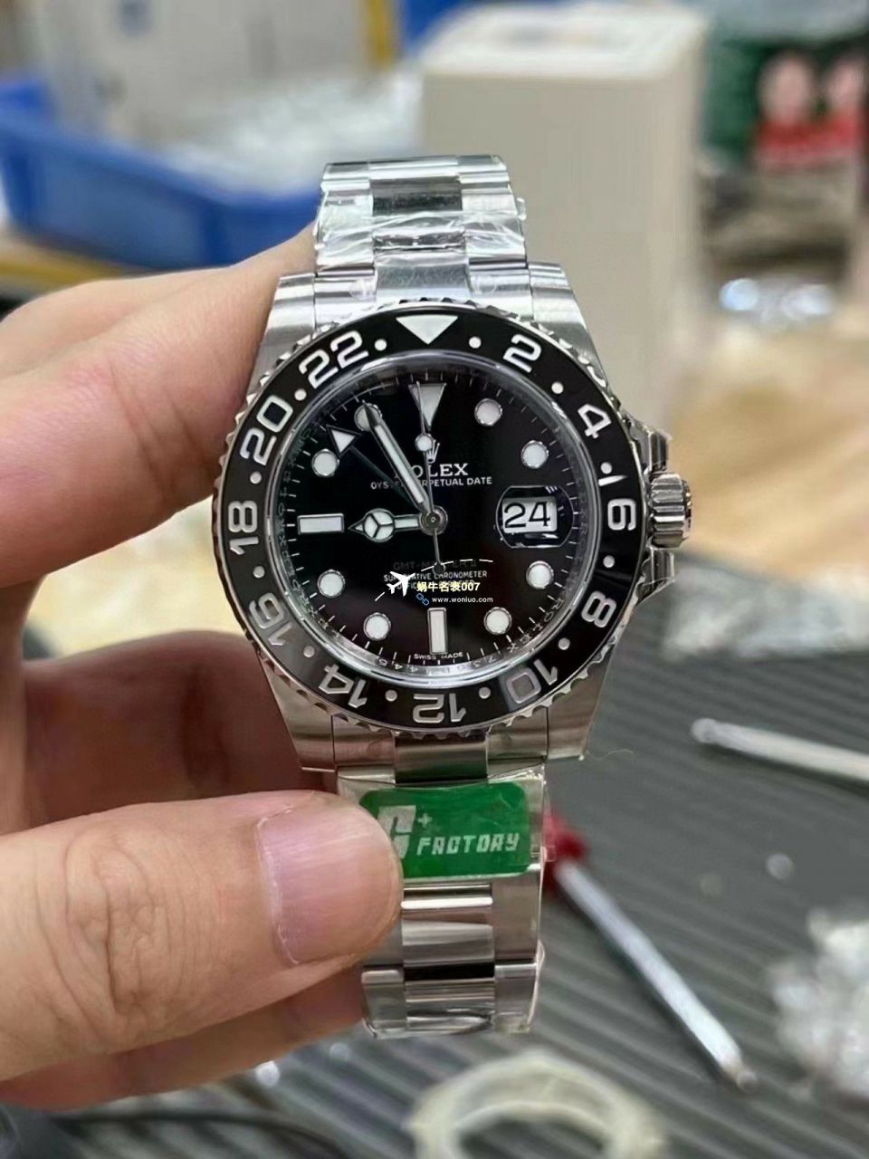 C+ Factory  top 1比1高仿复刻手表 Rolex  GMT MASTER II系列m126715chnr-0001，m126711chnr-0002沙士圈大闸蟹，m126710blro-0001可乐圈，m126719blro-0002（陨石面） / R767