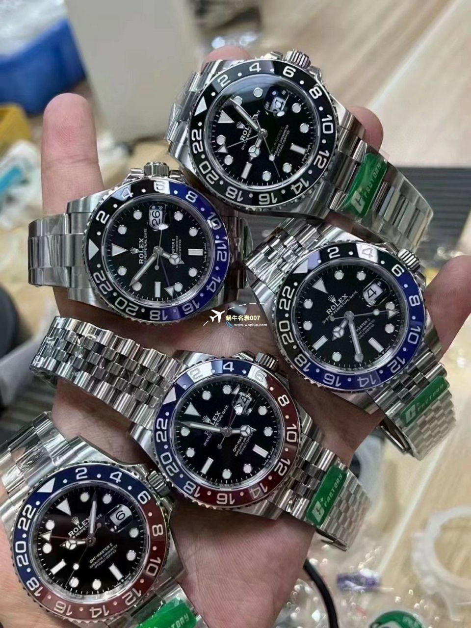 C+ Factory  top 1比1高仿复刻手表 Rolex  GMT MASTER II系列m126715chnr-0001，m126711chnr-0002沙士圈大闸蟹，m126710blro-0001可乐圈，m126719blro-0002（陨石面） / R767