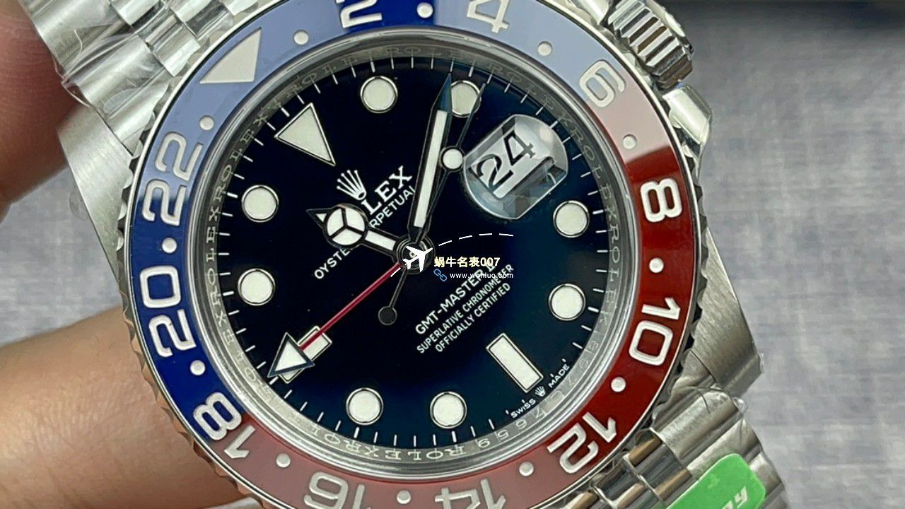 C+ Factory  top 1比1高仿复刻手表 Rolex  GMT MASTER II系列m126715chnr-0001，m126711chnr-0002沙士圈大闸蟹，m126710blro-0001可乐圈，m126719blro-0002（陨石面） / R767