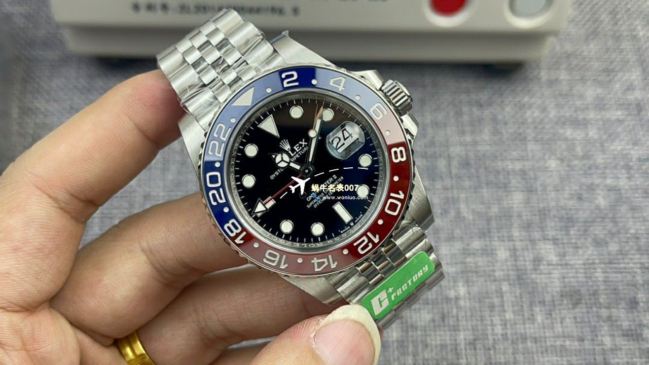 C+ Factory  top 1比1高仿复刻手表 Rolex  GMT MASTER II系列m126715chnr-0001，m126711chnr-0002沙士圈大闸蟹，m126710blro-0001可乐圈，m126719blro-0002（陨石面） / R767