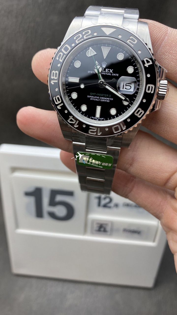 C+ Factory  top 1比1高仿复刻手表 Rolex  GMT MASTER II系列m126715chnr-0001，m126711chnr-0002沙士圈大闸蟹，m126710blro-0001可乐圈，m126719blro-0002（陨石面） / R767