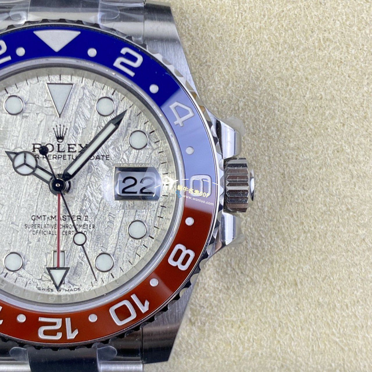 C+ Factory  top 1比1高仿复刻手表 Rolex  GMT MASTER II系列m126715chnr-0001，m126711chnr-0002沙士圈大闸蟹，m126710blro-0001可乐圈，m126719blro-0002（陨石面） / R767