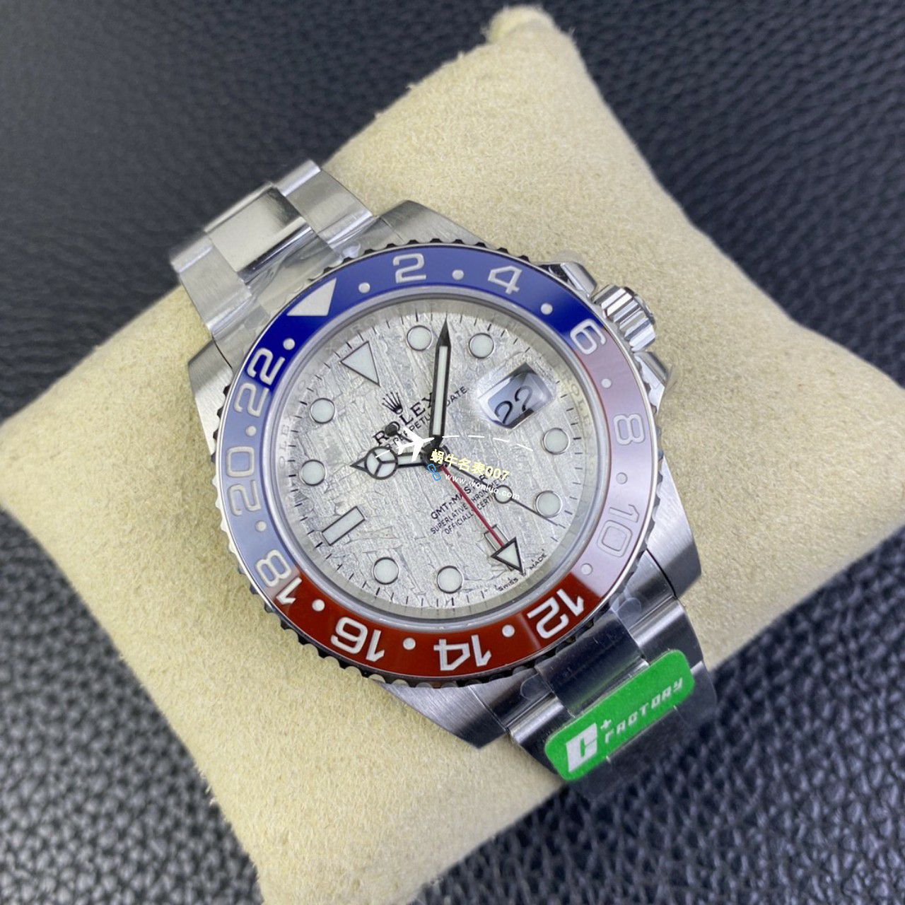 C+ Factory  top 1比1高仿复刻手表 Rolex  GMT MASTER II系列m126715chnr-0001，m126711chnr-0002沙士圈大闸蟹，m126710blro-0001可乐圈，m126719blro-0002（陨石面） / R767