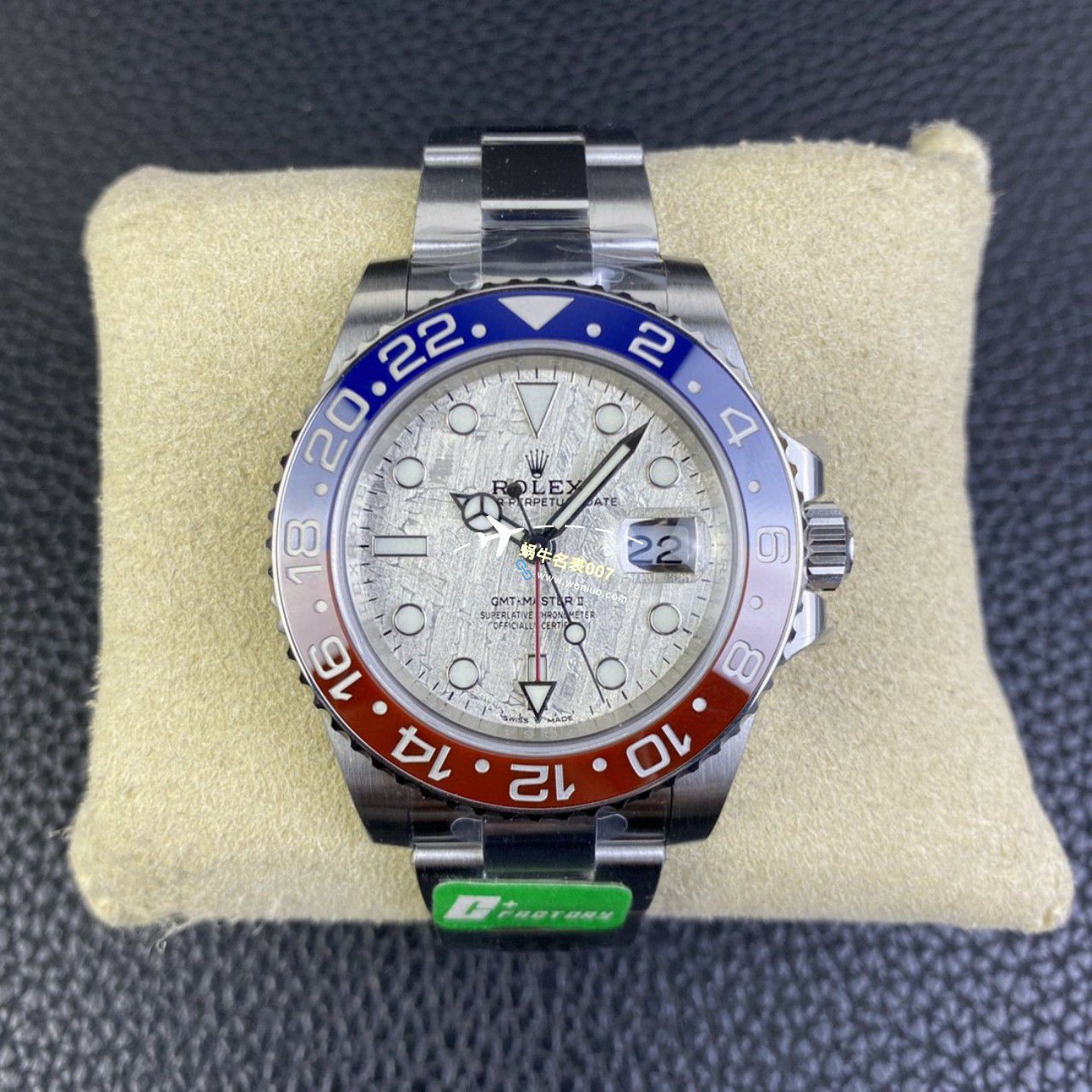C+ Factory  top 1比1高仿复刻手表 Rolex  GMT MASTER II系列m126715chnr-0001，m126711chnr-0002沙士圈大闸蟹，m126710blro-0001可乐圈，m126719blro-0002（陨石面） / R767