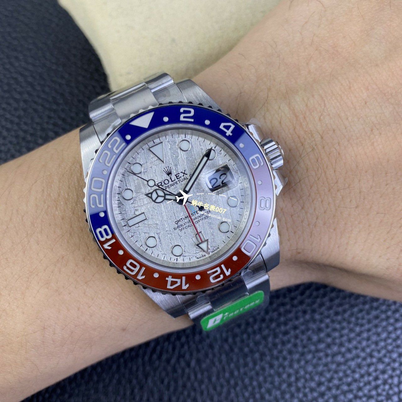 C+ Factory  top 1比1高仿复刻手表 Rolex  GMT MASTER II系列m126715chnr-0001，m126711chnr-0002沙士圈大闸蟹，m126710blro-0001可乐圈，m126719blro-0002（陨石面） / R767