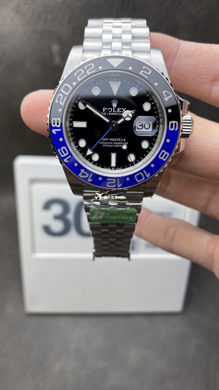 C+ Factory  top 1比1高仿复刻手表 Rolex  GMT MASTER II系列m126715chnr-0001，m126711chnr-0002沙士圈大闸蟹，m126710blro-0001可乐圈，m126719blro-0002（陨石面） / R767