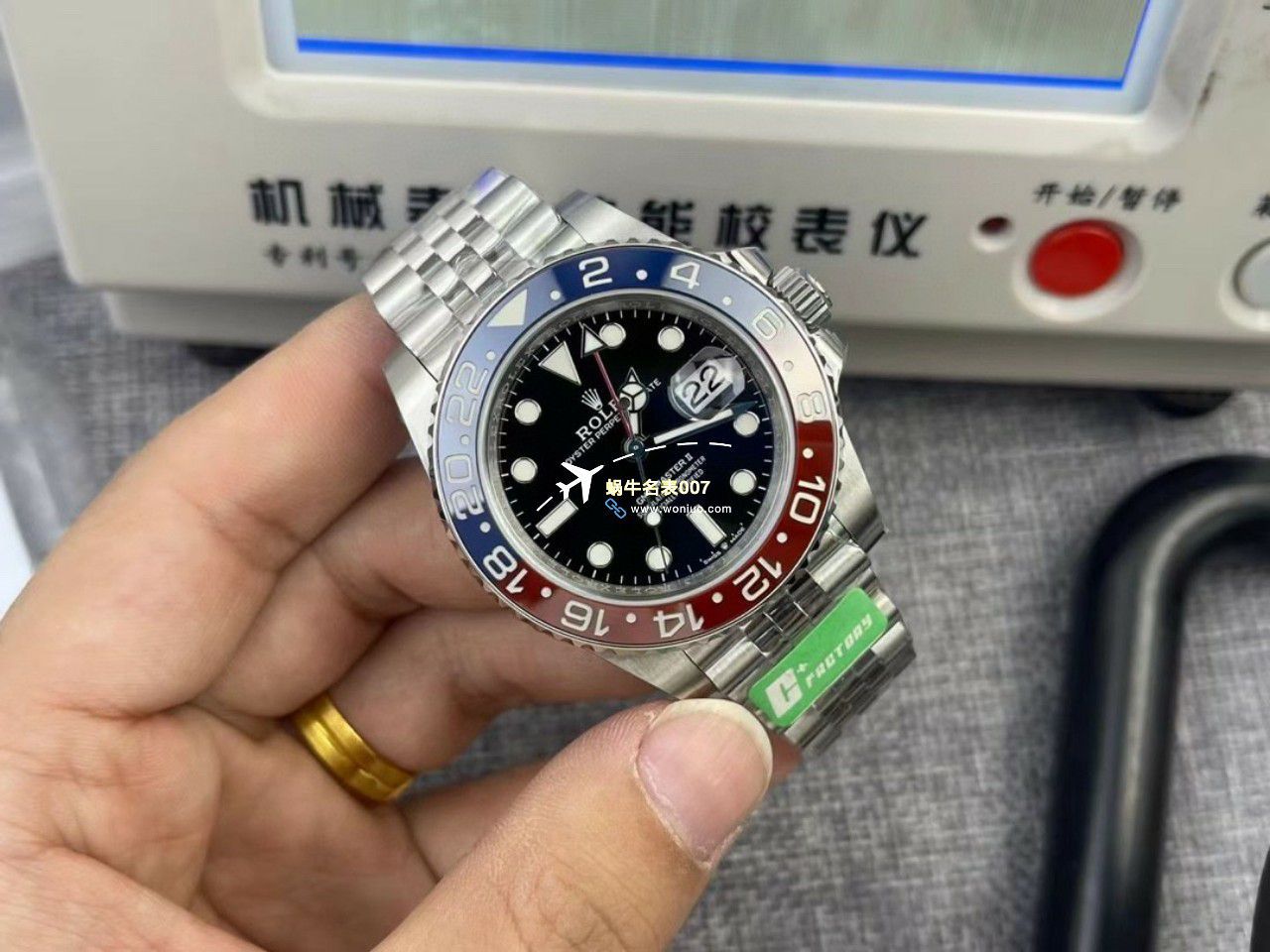C+ Factory  top 1比1高仿复刻手表 Rolex  GMT MASTER II系列m126715chnr-0001，m126711chnr-0002沙士圈大闸蟹，m126710blro-0001可乐圈，m126719blro-0002（陨石面） / R767
