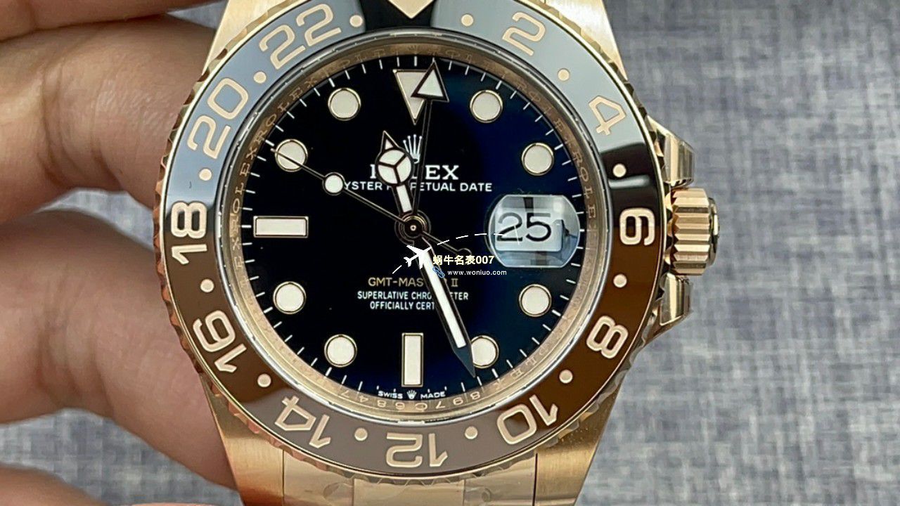 C+ Factory  top 1比1高仿复刻手表 Rolex  GMT MASTER II系列m126715chnr-0001，m126711chnr-0002沙士圈大闸蟹，m126710blro-0001可乐圈，m126719blro-0002（陨石面） / R767