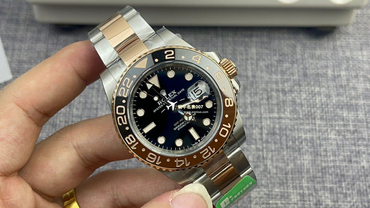 C+ Factory  top 1比1高仿复刻手表 Rolex  GMT MASTER II系列m126715chnr-0001，m126711chnr-0002沙士圈大闸蟹，m126710blro-0001可乐圈，m126719blro-0002（陨石面） / R767