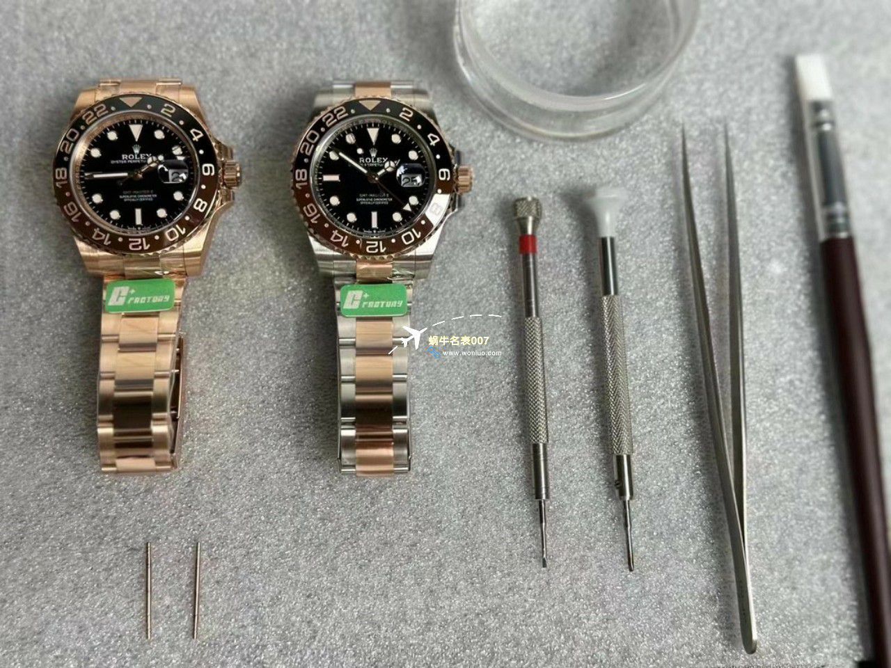 C+ Factory  top 1比1高仿复刻手表 Rolex  GMT MASTER II系列m126715chnr-0001，m126711chnr-0002沙士圈大闸蟹，m126710blro-0001可乐圈，m126719blro-0002（陨石面） / R767