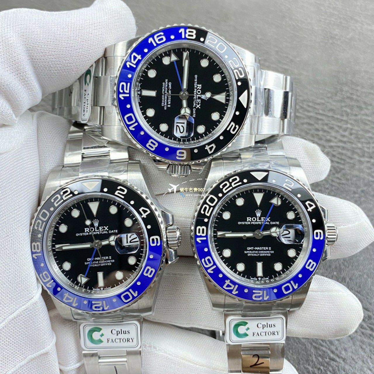 C+ Factory  top 1比1高仿复刻手表 Rolex  GMT MASTER II系列m126715chnr-0001，m126711chnr-0002沙士圈大闸蟹，m126710blro-0001可乐圈，m126719blro-0002（陨石面） / R767