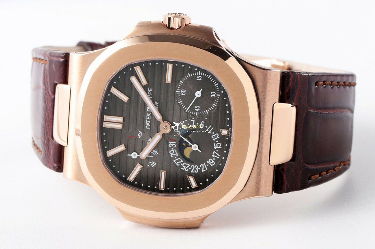PPF/ZF Factory 一比一 top 复刻高仿手表 PATEK PHILIPPE V2真动能 Nautilus 5712R-001，5712/1R-001金壳 / BD373
