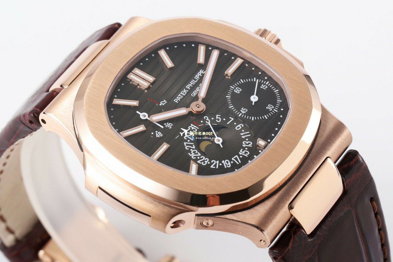 PPF/ZF Factory 一比一 top 复刻高仿手表 PATEK PHILIPPE V2真动能 Nautilus 5712R-001，5712/1R-001金壳 / BD373