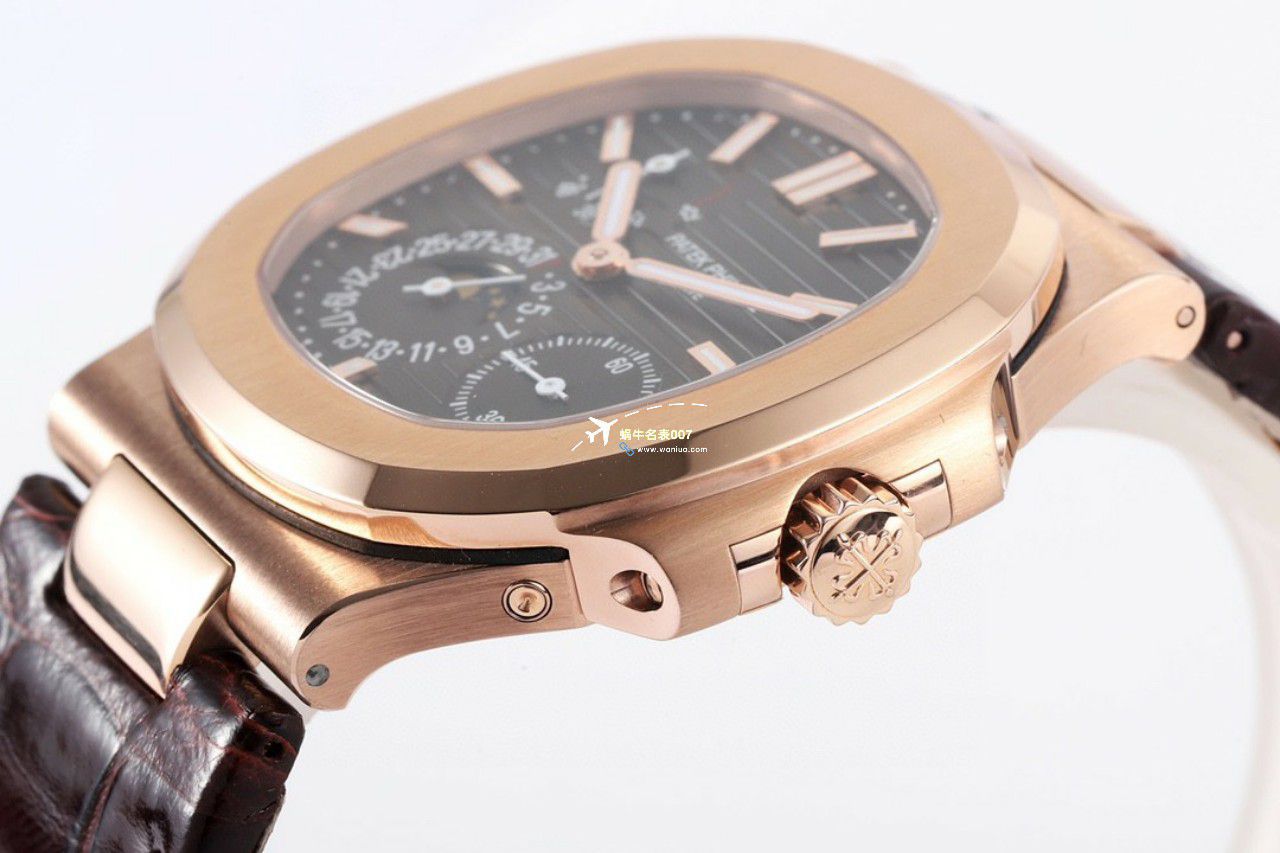 PPF/ZF Factory 一比一 top 复刻高仿手表 PATEK PHILIPPE V2真动能 Nautilus 5712R-001，5712/1R-001金壳 / BD373