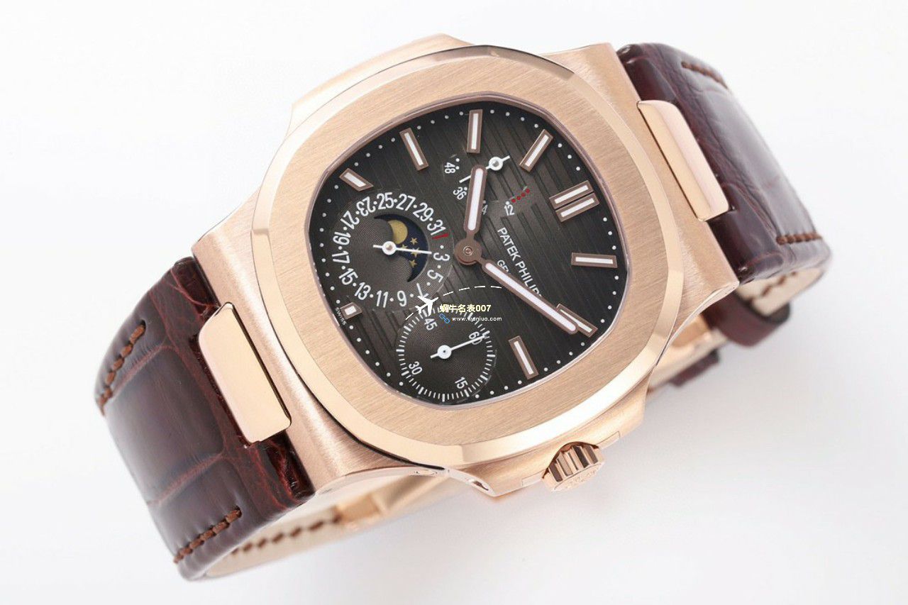 PPF/ZF Factory 一比一 top 复刻高仿手表 PATEK PHILIPPE V2真动能 Nautilus 5712R-001，5712/1R-001金壳 / BD373