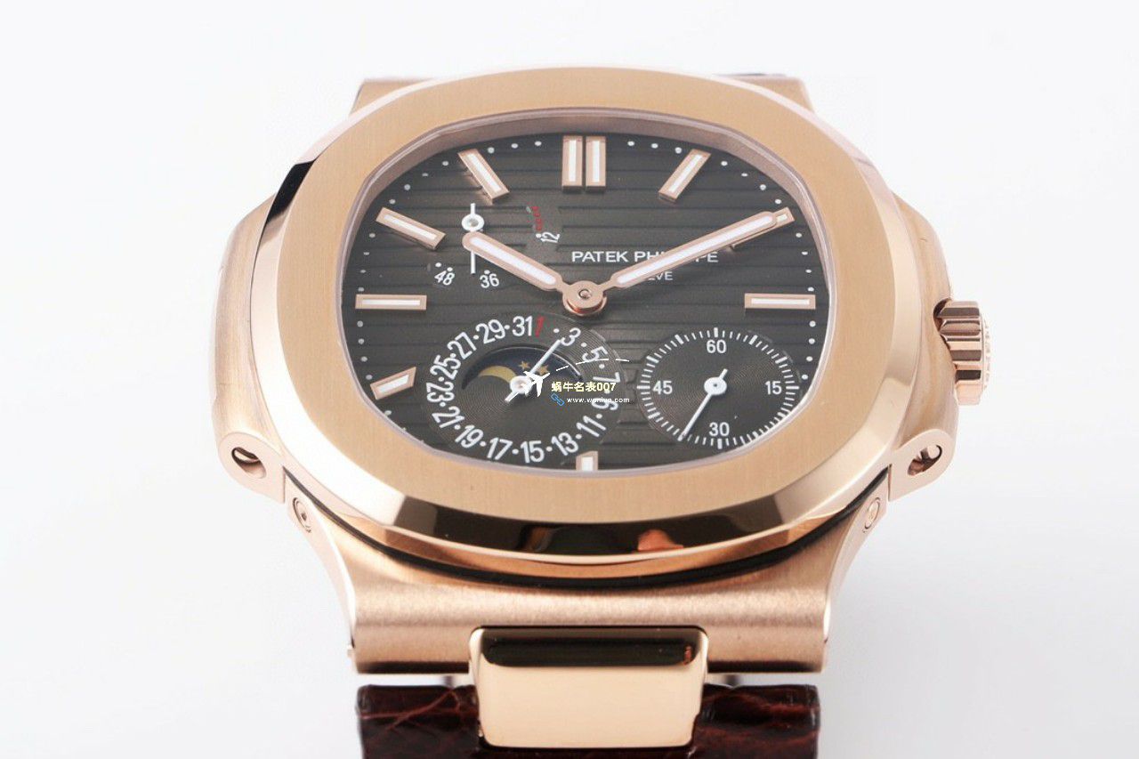 PPF/ZF Factory 一比一 top 复刻高仿手表 PATEK PHILIPPE V2真动能 Nautilus 5712R-001，5712/1R-001金壳 / BD373