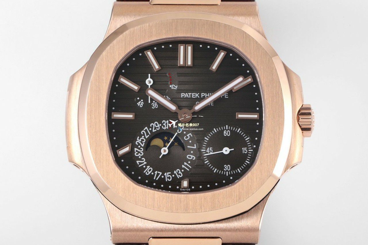 PPF/ZF Factory 一比一 top 复刻高仿手表 PATEK PHILIPPE V2真动能 Nautilus 5712R-001，5712/1R-001金壳 / BD373