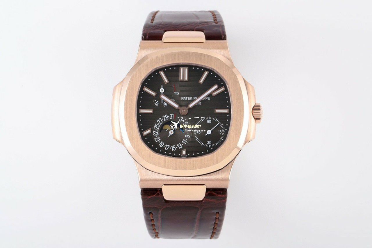 PPF/ZF Factory 一比一 top 复刻高仿手表 PATEK PHILIPPE V2真动能 Nautilus 5712R-001，5712/1R-001金壳 / BD373