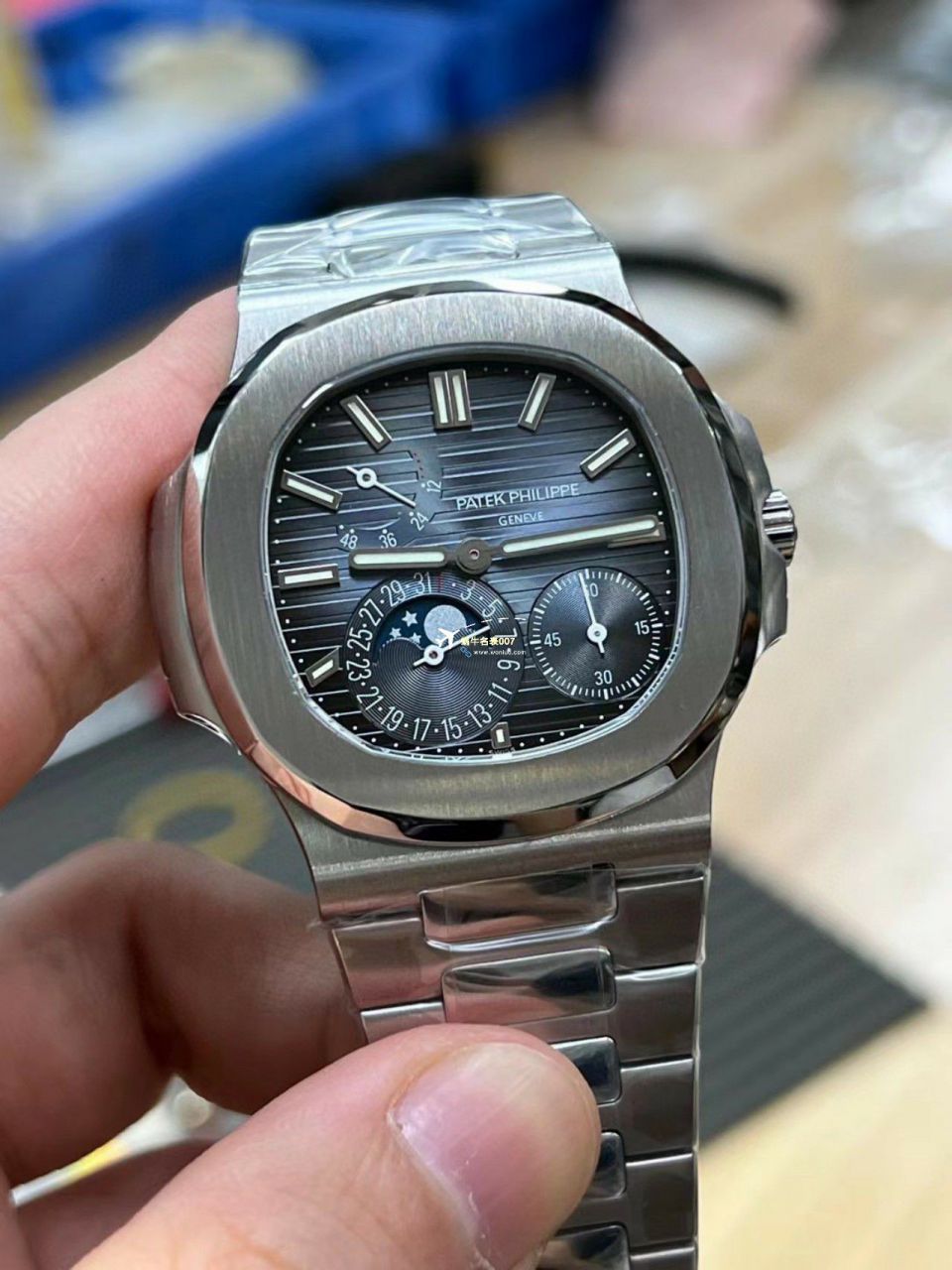 PPF/ZF Factory 一比一 top 复刻高仿手表 PATEK PHILIPPE V2真动能 Nautilus 5712R-001，5712/1R-001金壳 / BD373