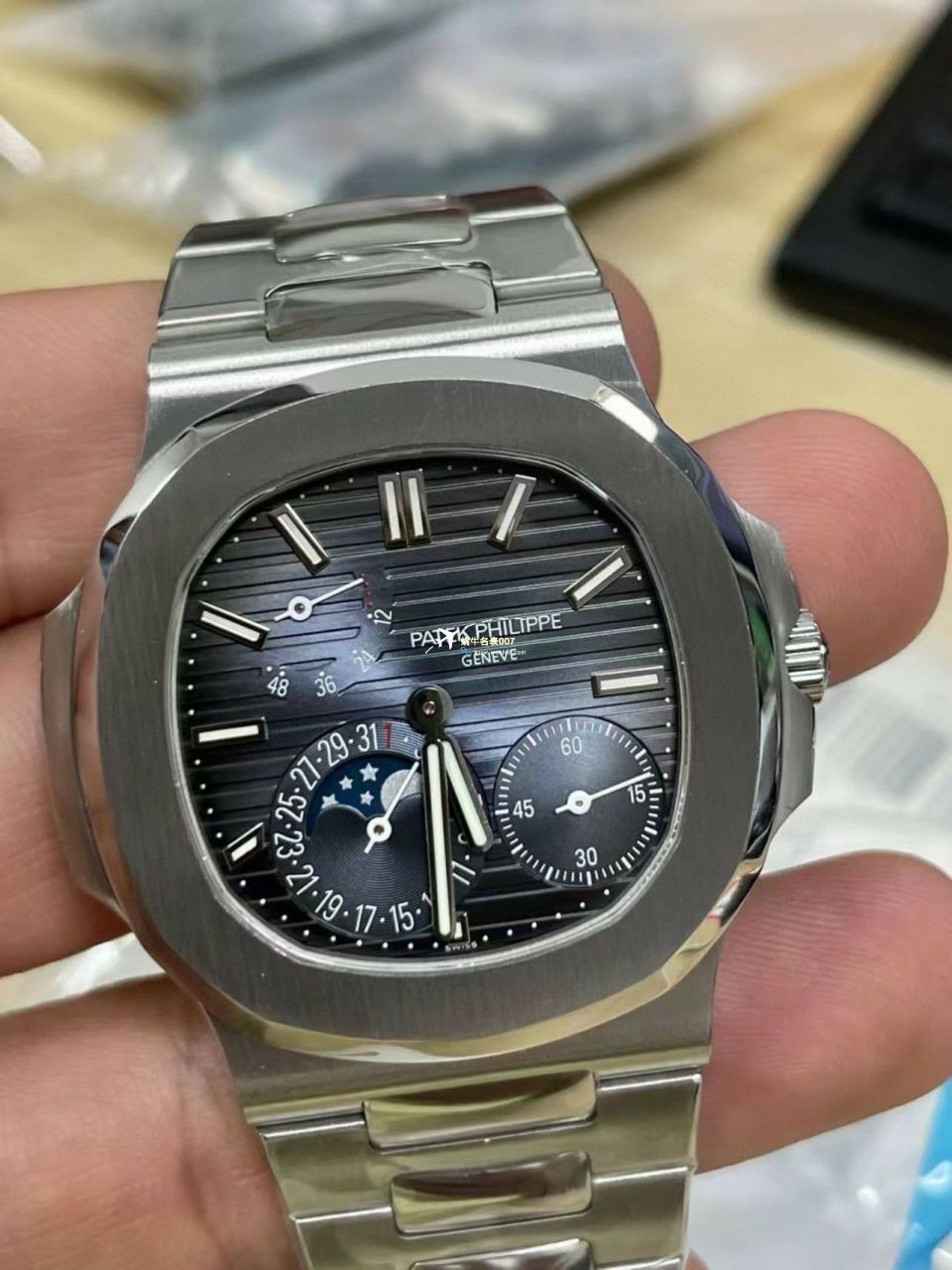 PPF/ZF Factory 一比一 top 复刻高仿手表 PATEK PHILIPPE V2真动能 Nautilus 5712R-001，5712/1R-001金壳 / BD373