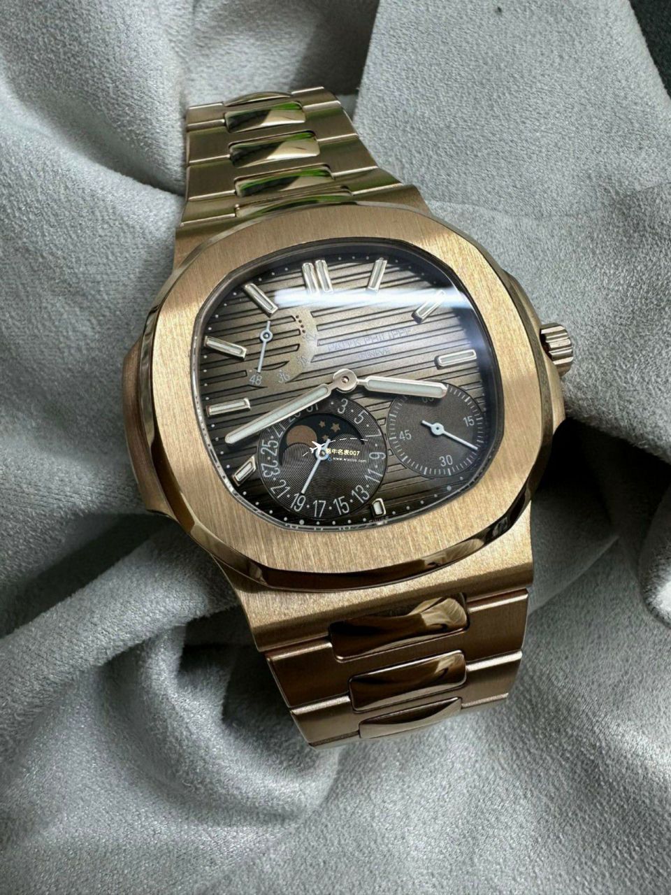 PPF/ZF Factory 一比一 top 复刻高仿手表 PATEK PHILIPPE V2真动能 Nautilus 5712R-001，5712/1R-001金壳 / BD373