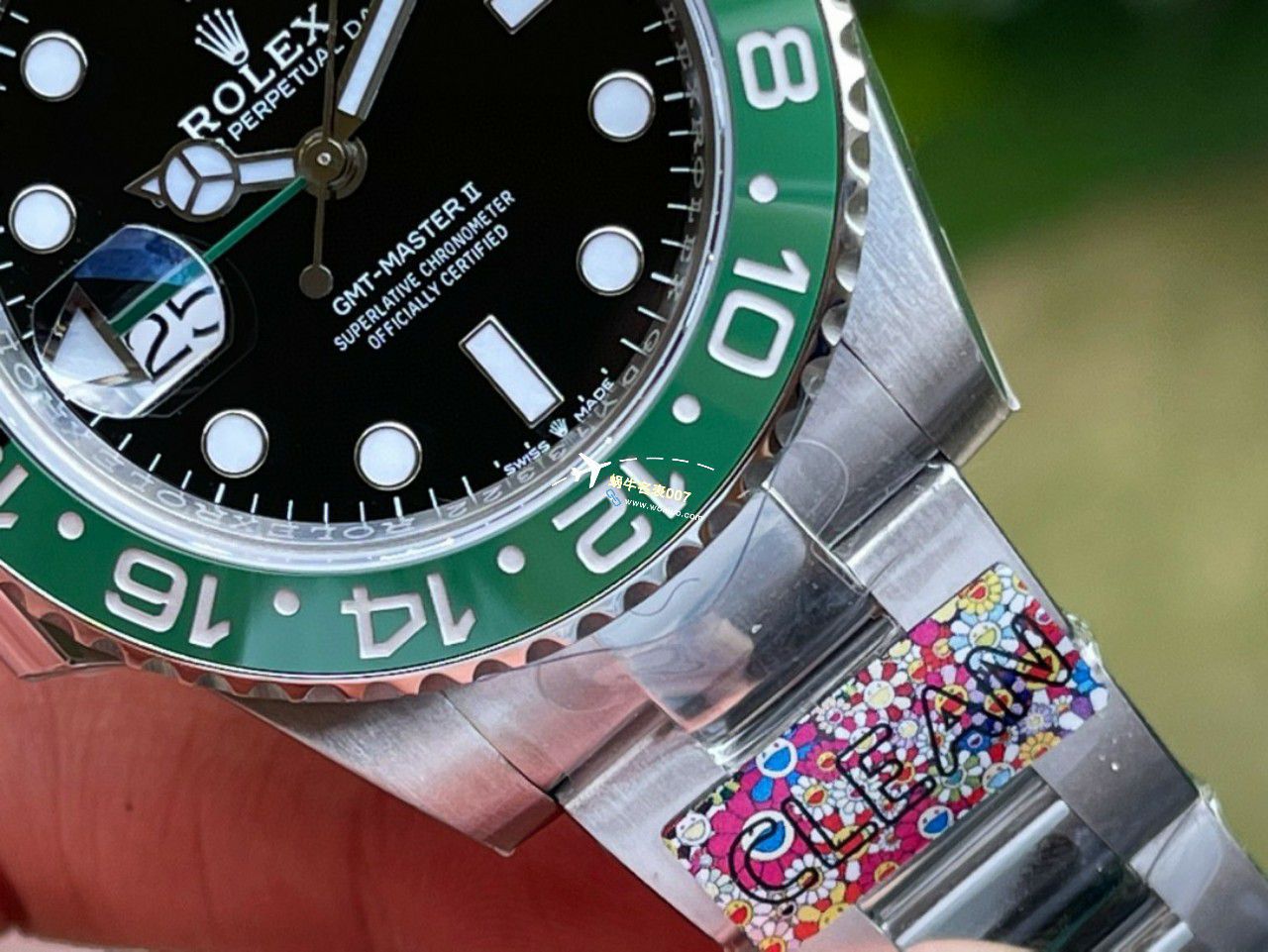 C Factory /clean一比一 top 高仿复刻手表 Rolex  GMT MASTER II左撇子雪碧圈m126720vtnr-0002 / R768
