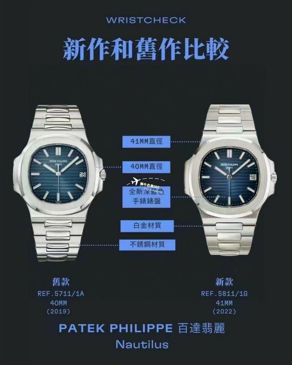 3K Factory  Nautilus 一体机一比一超A高仿复刻手表 PATEK PHILIPPE 5811/1G-001 wrist watch  / BD376