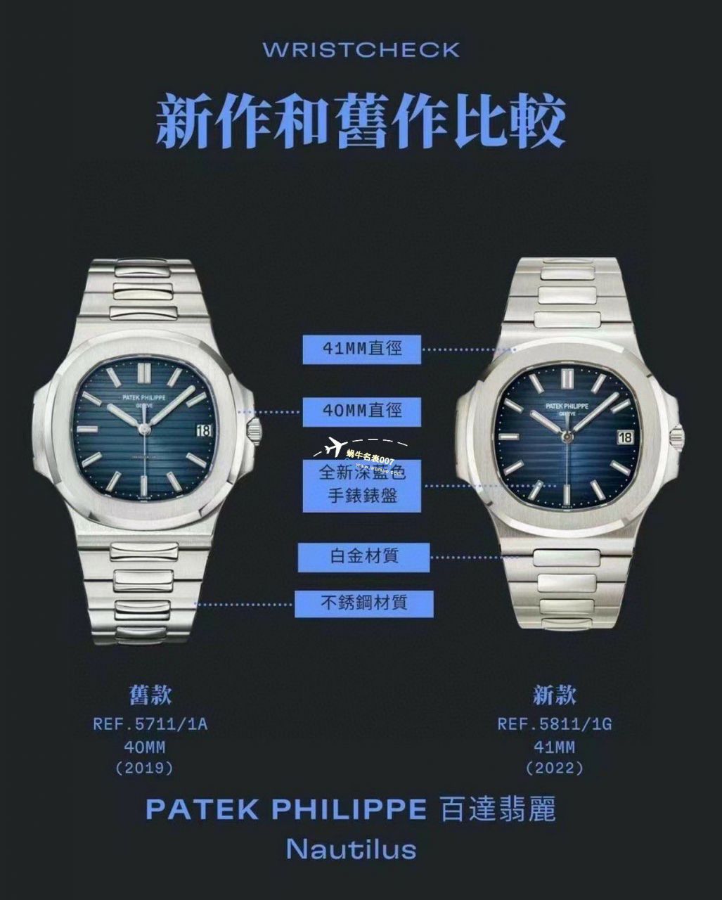 3K Factory  Nautilus 一体机一比一超A高仿复刻手表 PATEK PHILIPPE 5811/1G-001 wrist watch  / BD376