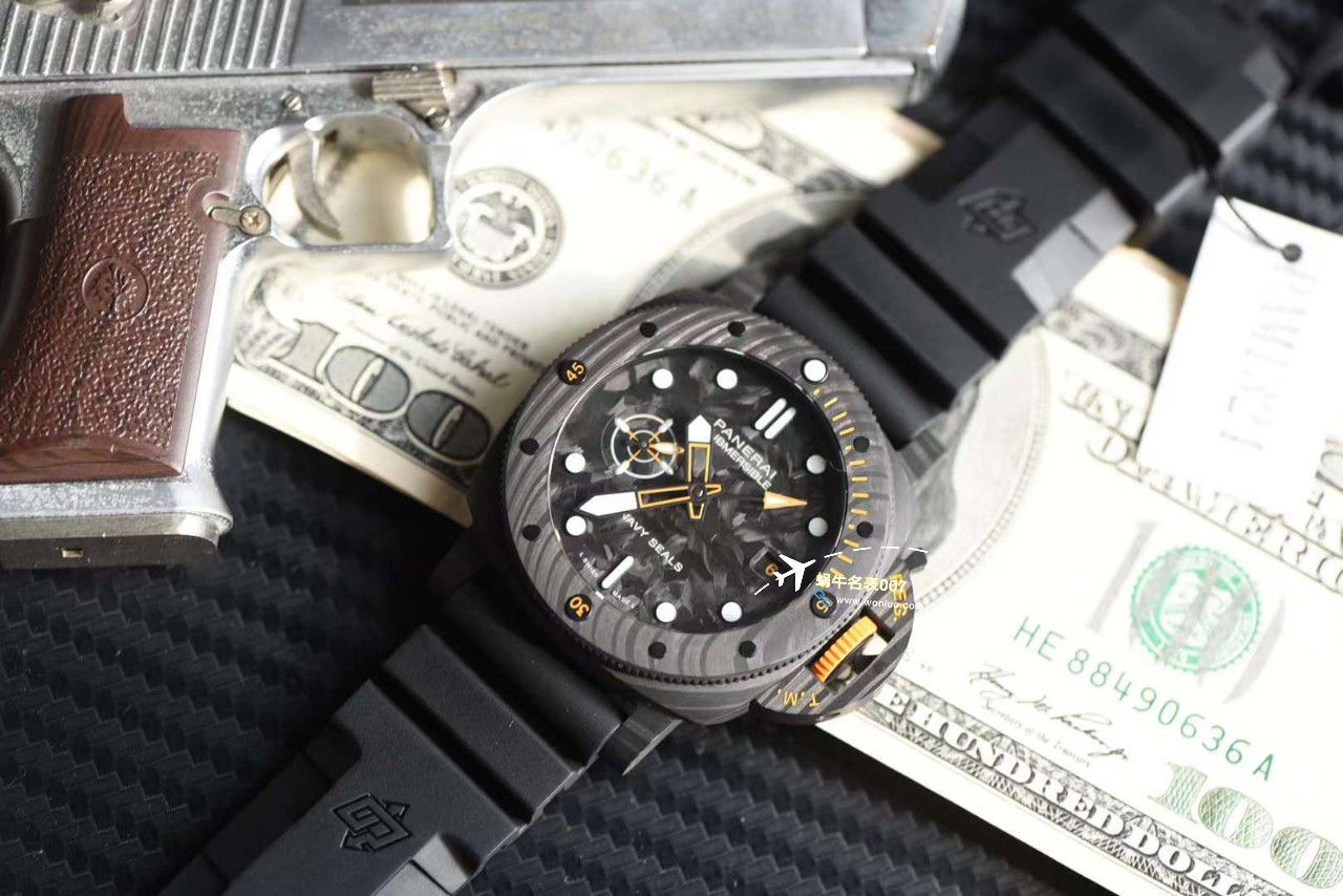 VS Factory 一比一 top 复刻高仿手表Panerai PAM01324、PAM1324 carbon fiber  / VSPAM01324