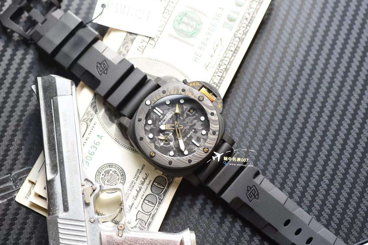 VS Factory 一比一 top 复刻高仿手表Panerai PAM01324、PAM1324 carbon fiber  / VSPAM01324