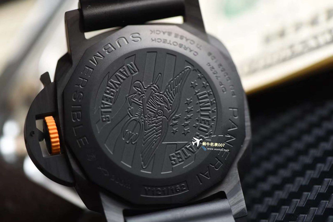 VS Factory 一比一 top 复刻高仿手表Panerai PAM01324、PAM1324 carbon fiber  / VSPAM01324