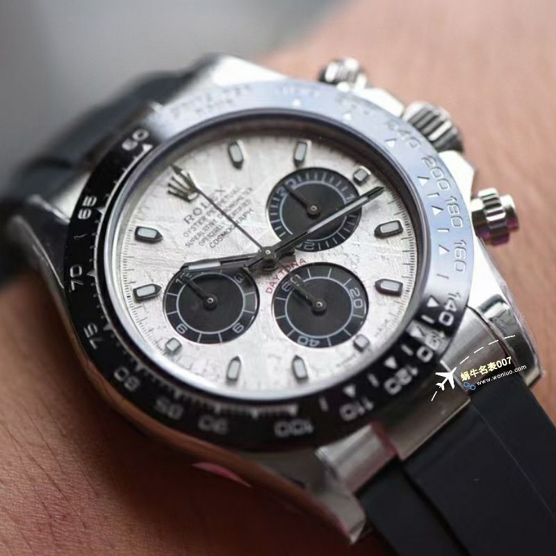 N Factory 一比一超A高仿复刻手表 Rolex 4130 Ditongna M116519LN-0038(陨石迪)