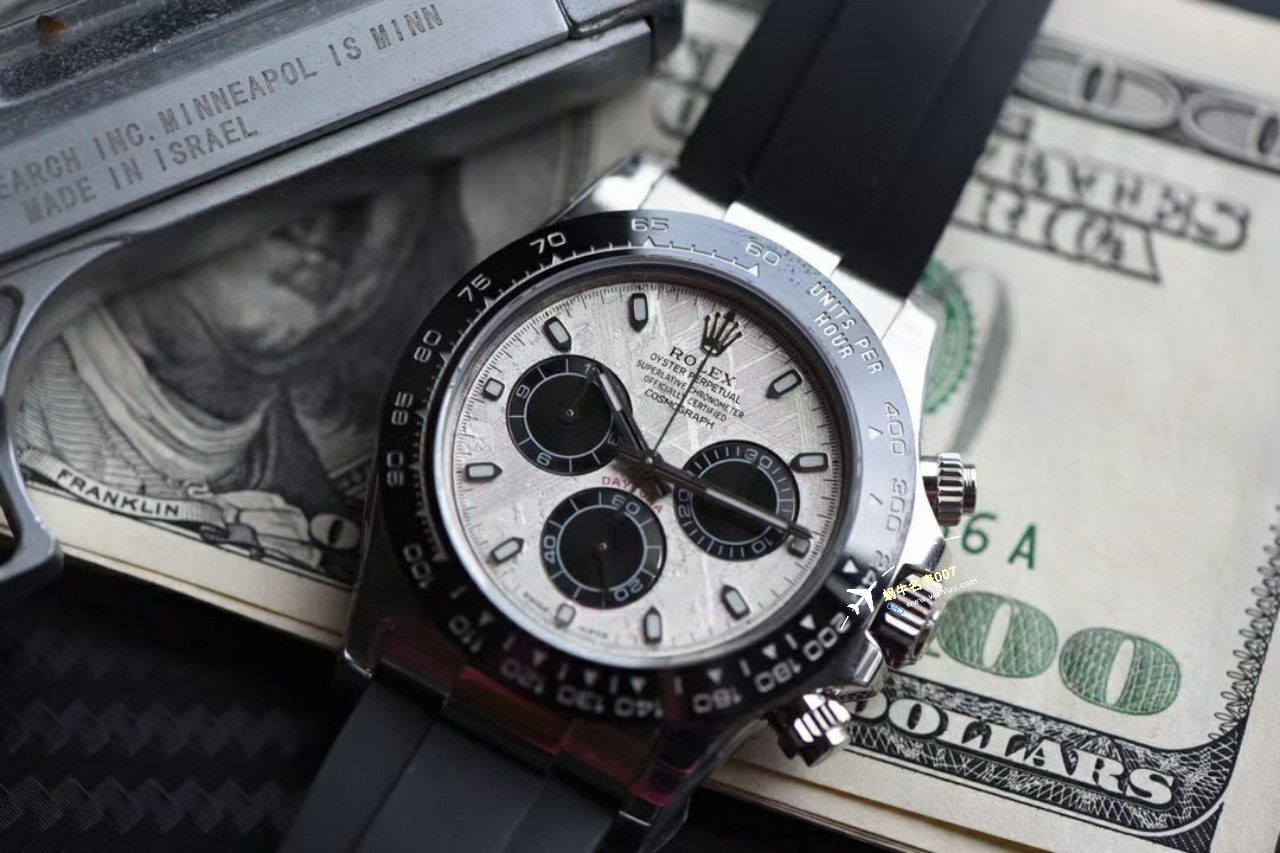 N Factory 一比一超A高仿复刻手表 Rolex 4130 Ditongna M116519LN-0038(陨石迪) / R773