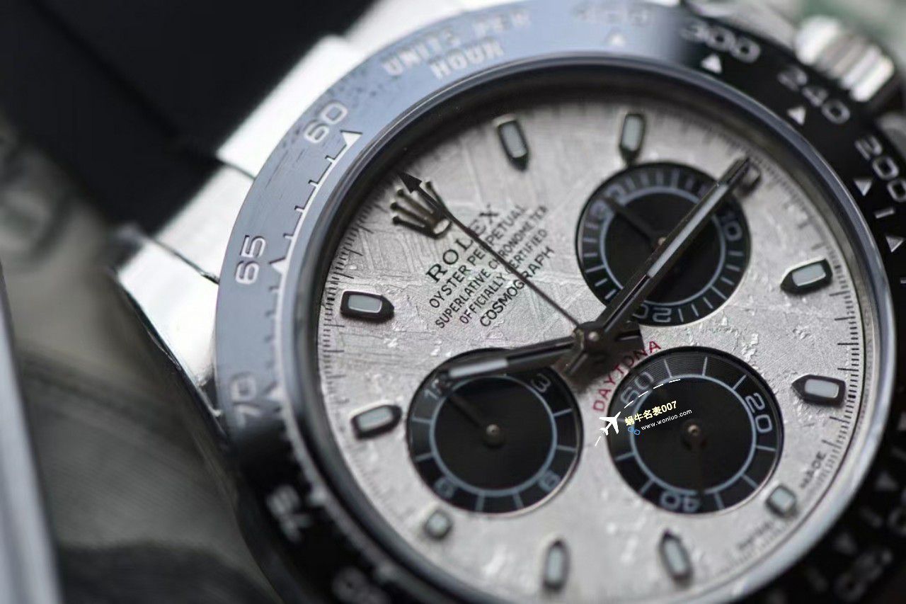 N Factory 一比一超A高仿复刻手表 Rolex 4130 Ditongna M116519LN-0038(陨石迪) / R773