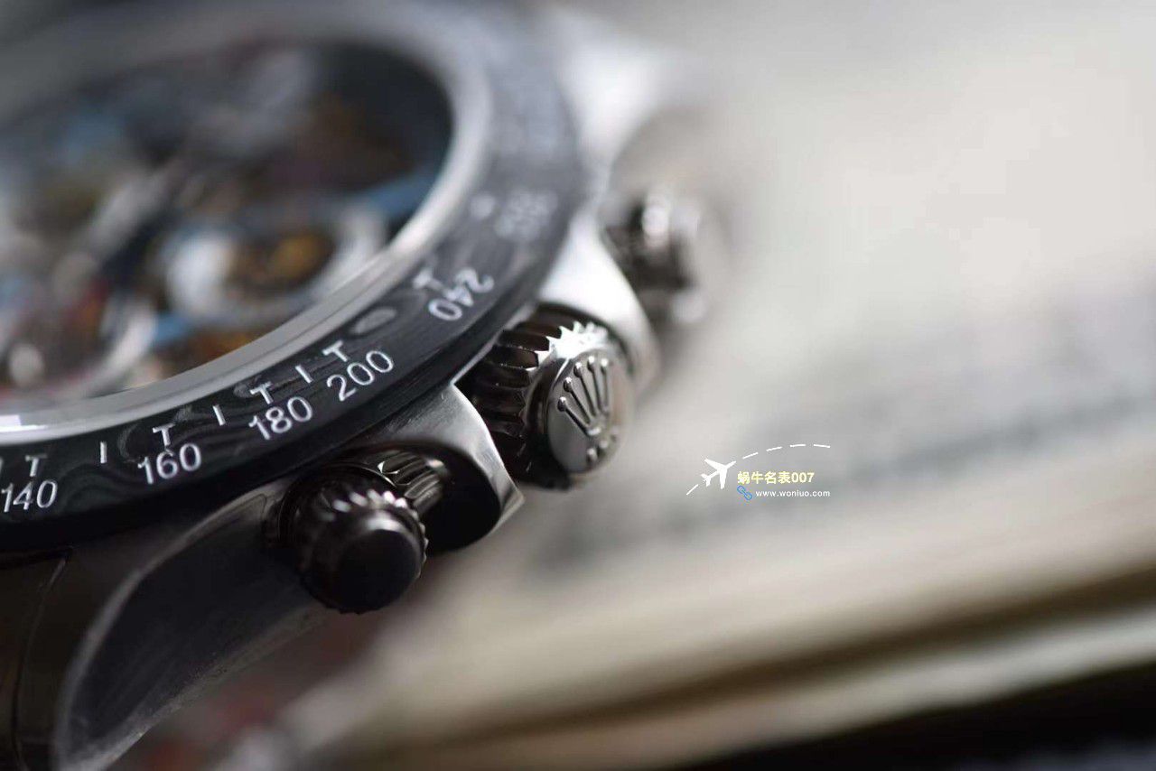 N Factory 出品 Rolex 超级限定版镂空 Ditongna 独家4130计时镂空 Movement  wrist watch  / R776