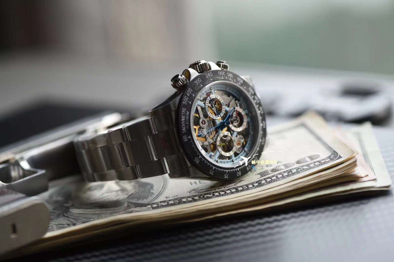 N Factory 出品 Rolex 超级限定版镂空 Ditongna 独家4130计时镂空 Movement  wrist watch  / R776
