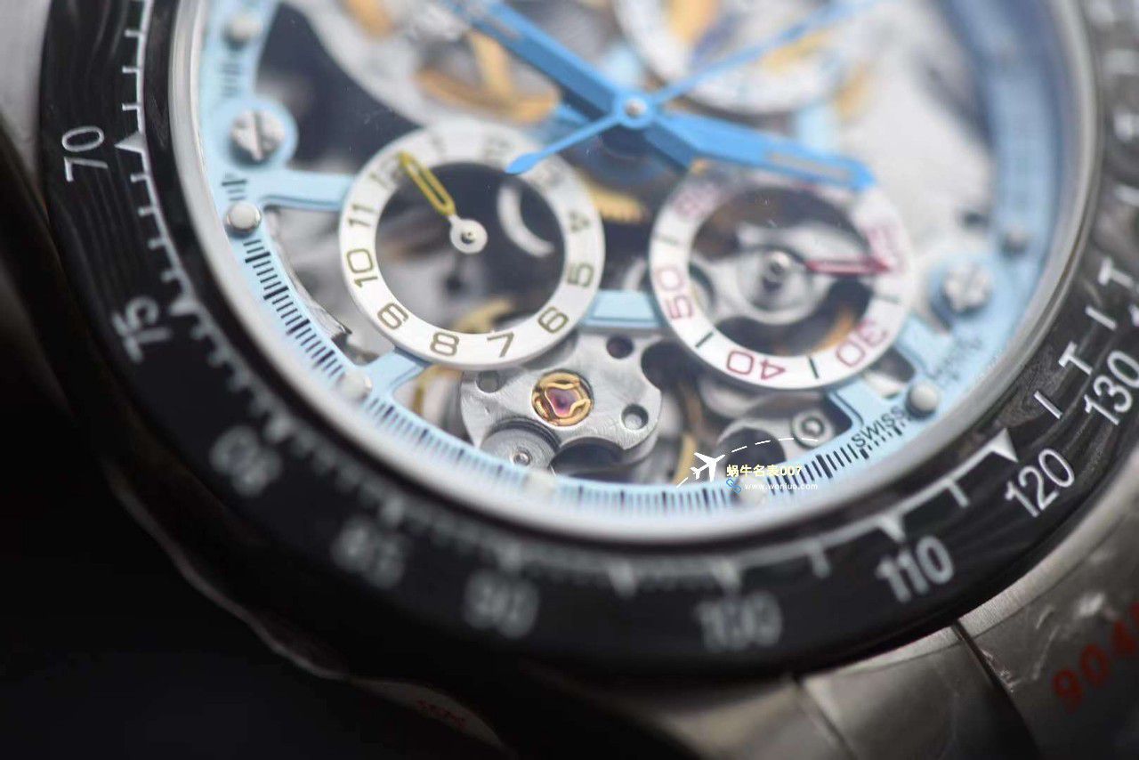 N Factory 出品 Rolex 超级限定版镂空 Ditongna 独家4130计时镂空 Movement  wrist watch  / R776