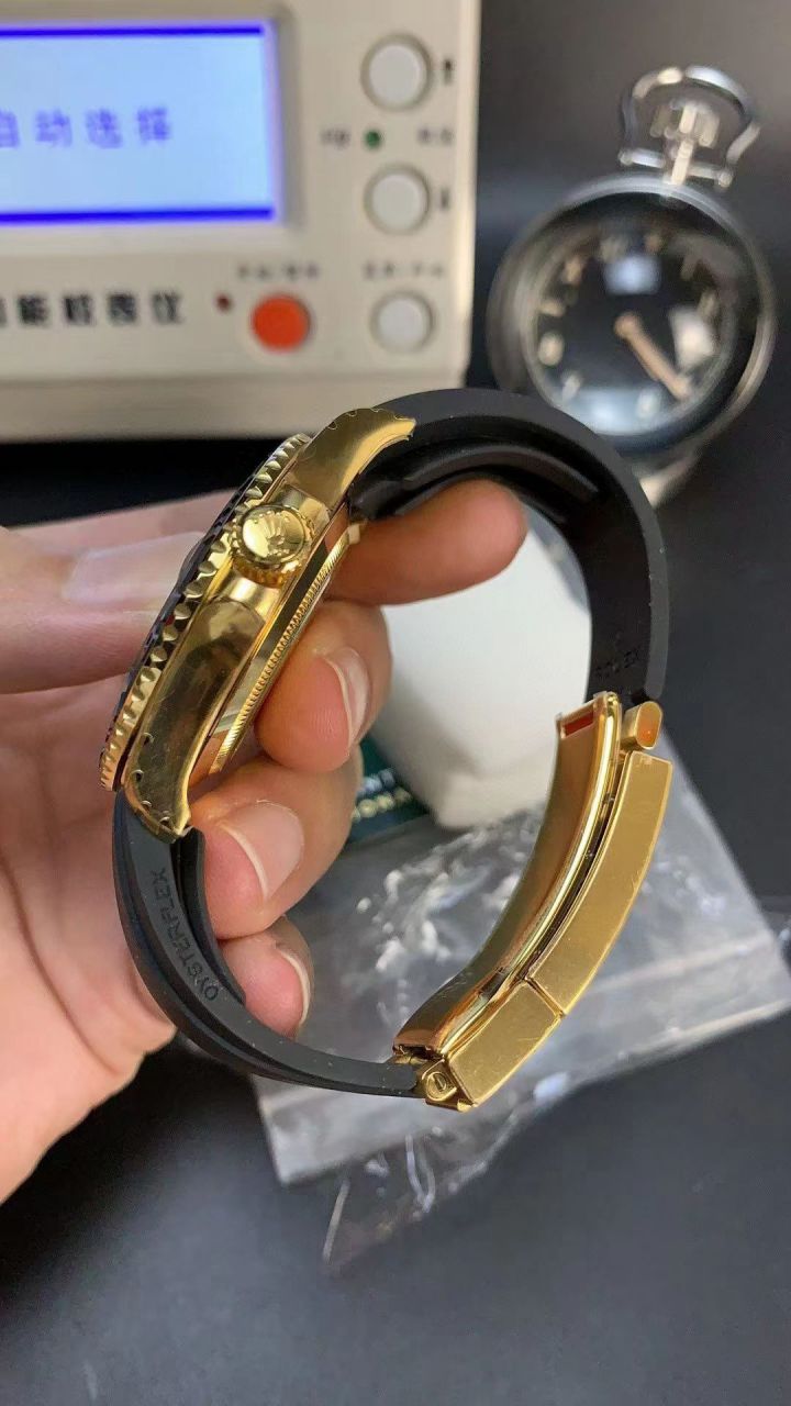  Video analysis VS Factory  Rolex 40MM金 Yacht-Master m126655-0002，M226658-0001 top 复刻高仿手表 / R777