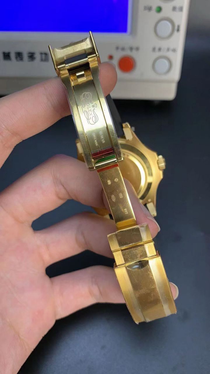  Video analysis VS Factory  Rolex 40MM金 Yacht-Master m126655-0002，M226658-0001 top 复刻高仿手表 / R777