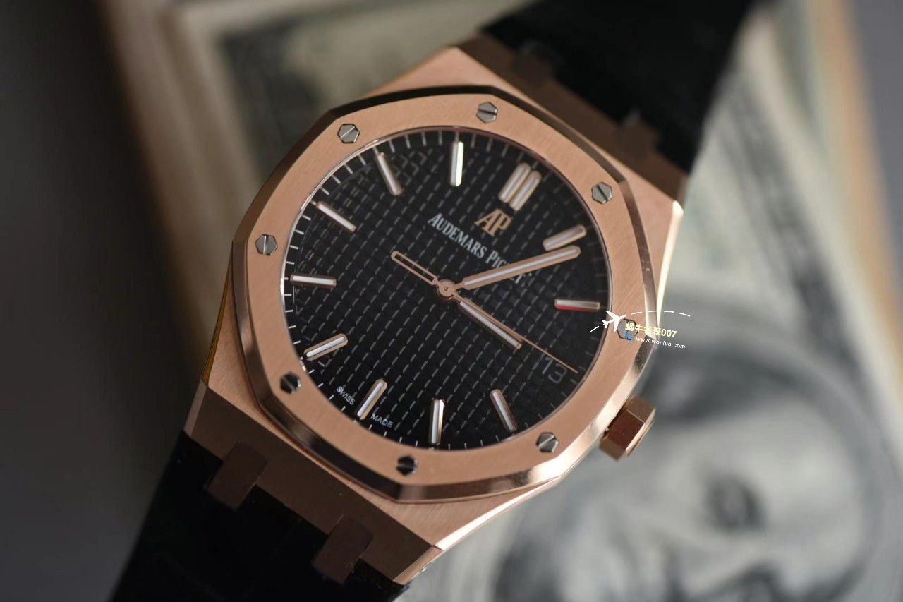  Video analysis APS Factory Audemars Piguet 皇家橡树系列复刻高仿手表15500OR.OO.1220OR.01，15500OR.OO.D002CR.01，15500ST.OO.1220ST.03 wrist watch  / AP233