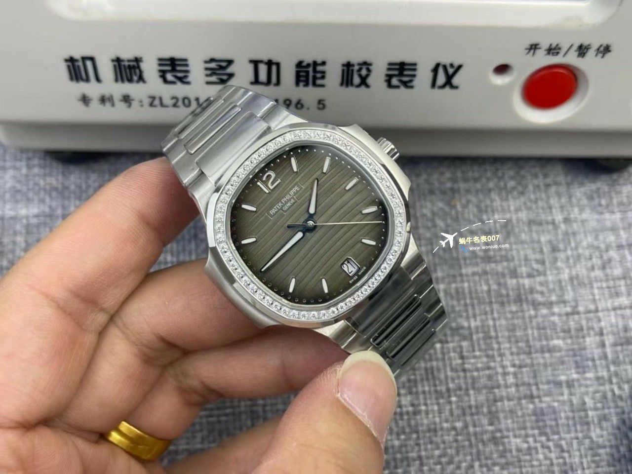 3k Factory  PATEK PHILIPPE  Nautilus 女表 PATEK PHILIPPE 7118/1A-011，7118/1200A-011一比一高仿手表 / BD380