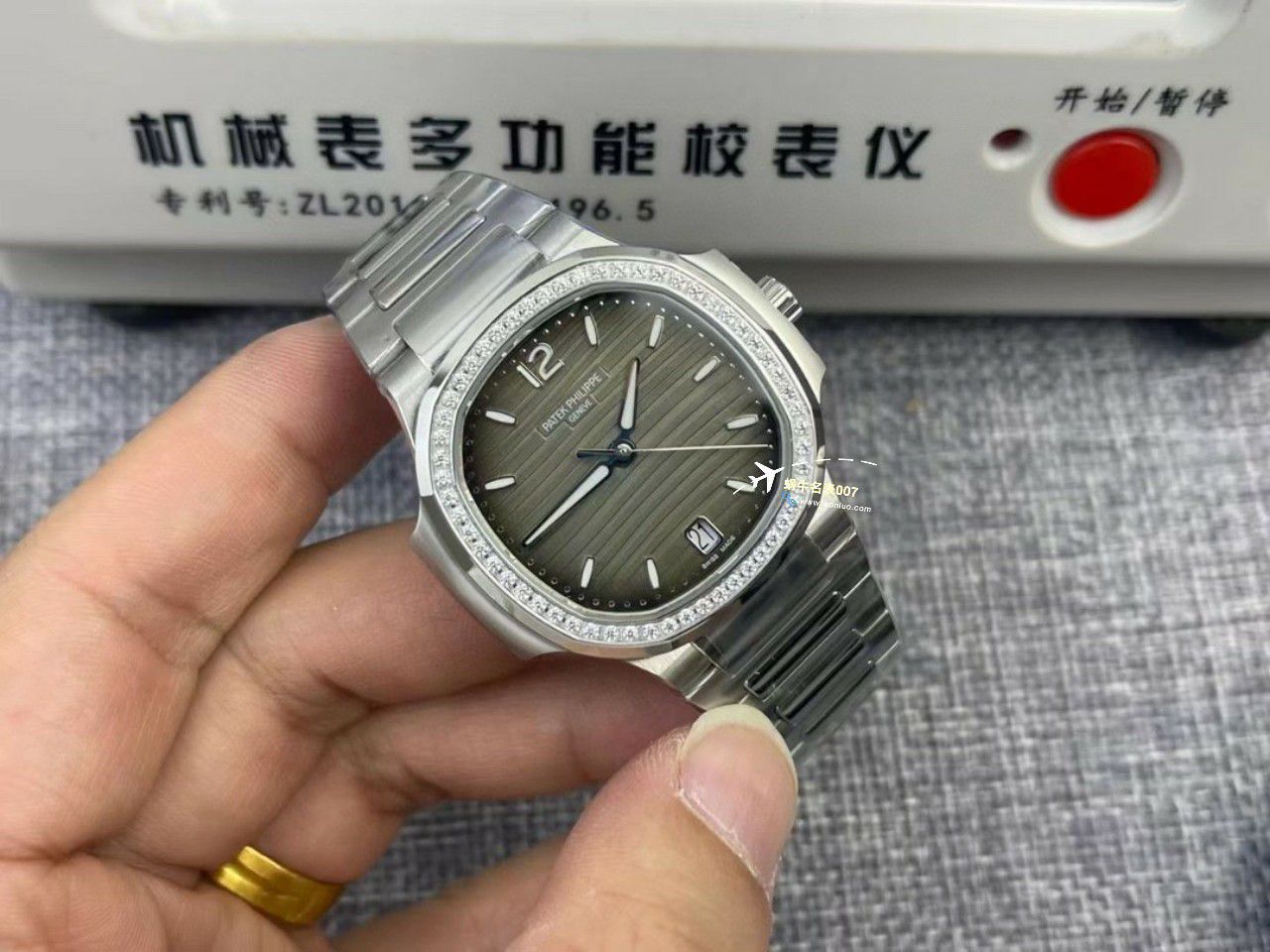 3k Factory  PATEK PHILIPPE  Nautilus 女表 PATEK PHILIPPE 7118/1A-011，7118/1200A-011一比一高仿手表 / BD380