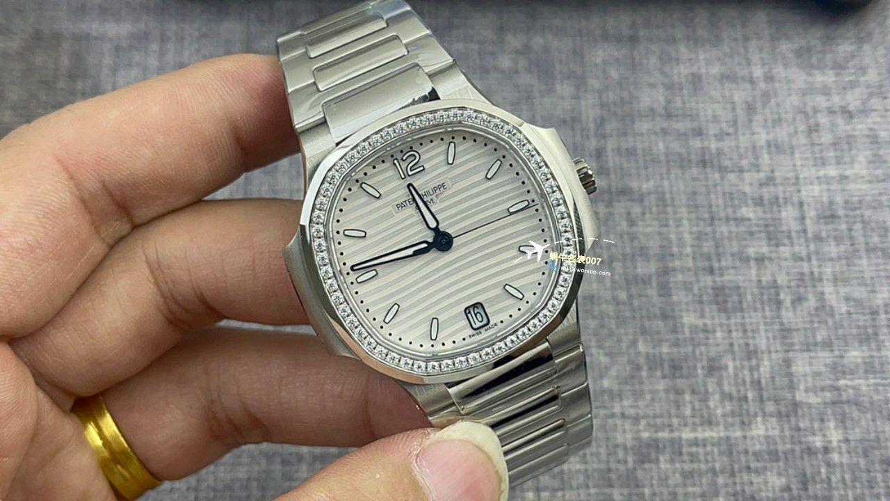 3k Factory  PATEK PHILIPPE  Nautilus 女表 PATEK PHILIPPE 7118/1A-011，7118/1200A-011一比一高仿手表 / BD380